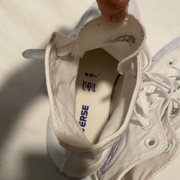 WHITE HIGHTOP CONVERSE - 7.5 W / 5.5 M - Picture 5 of 6